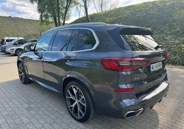 BMW X5 cena 299000 przebieg: 76000, rok produkcji 2019 z Warszawa małe 529